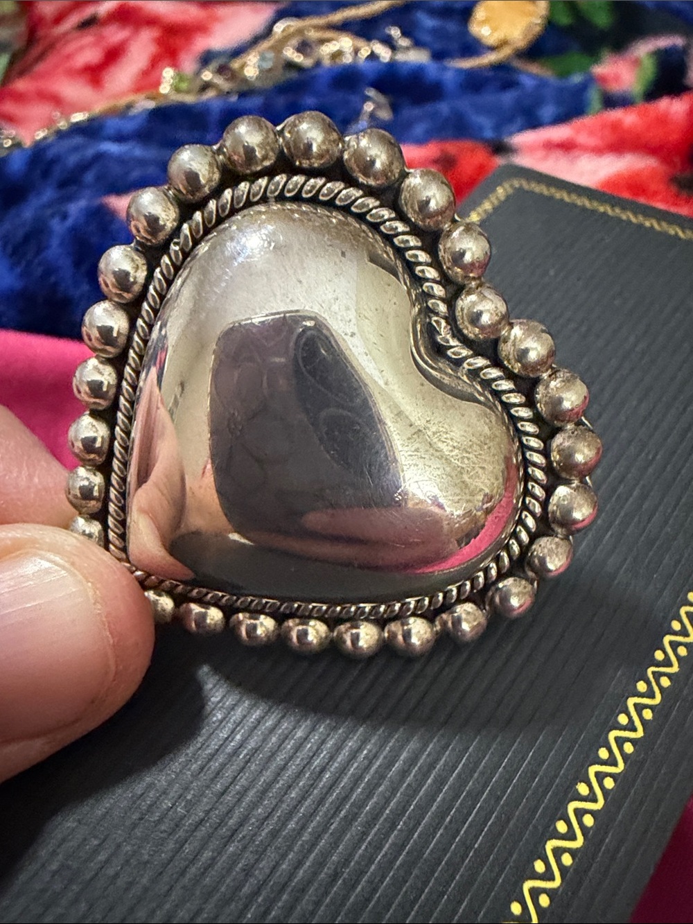 Sterling silver Statement Brooch